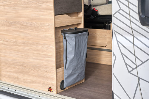 Adapter für Flextrash/VarioTrash an "Knaus-Haken"